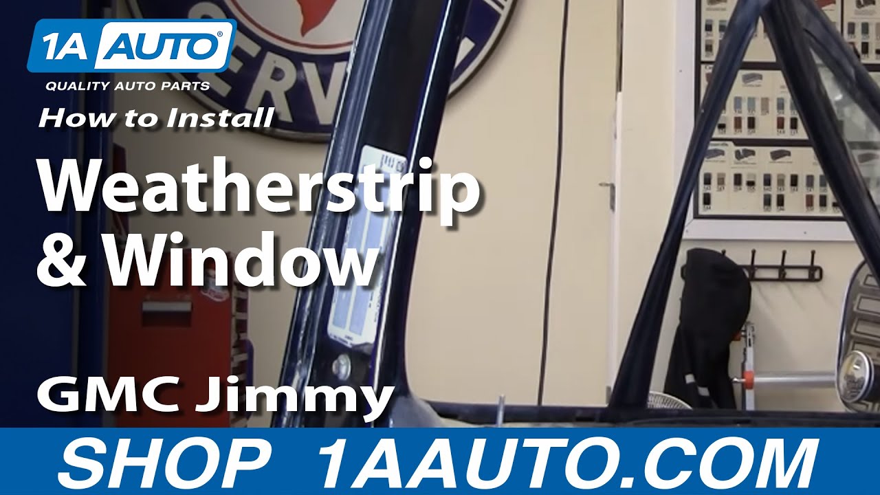 How to Replace Window Channel Weatherstrip 81-91 GMC Jimmy ... 1984 chevy truck wiring diagram 