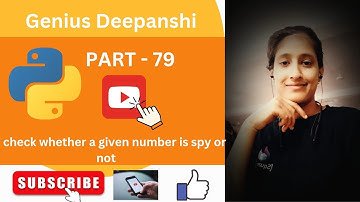 To check whether a given number is spy or not in python