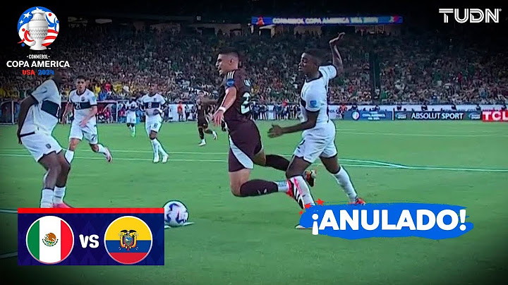 MINUTES OF CRAZY! Penalty called against Mexico, then withdrawn | Mexico 0-0 Ecuador | Copa Améri...