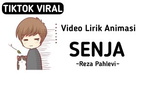 Tiktok Viral Setidaknya Diriku Pernah Bahagia Denga  Senja  Reza Pahlevi   Lirik Animasi