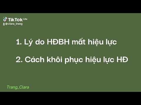 Video: Cách Khôi Phục Hợp đồng Mua Bán Bị Mất