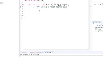 Hello World - Java programming Eclipse