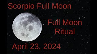 Full Moon Scorpio  Drum with me