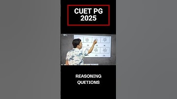 CUET UG/PG 2025 | REASONING | SEQUENCE AND PATTERN QUESTION