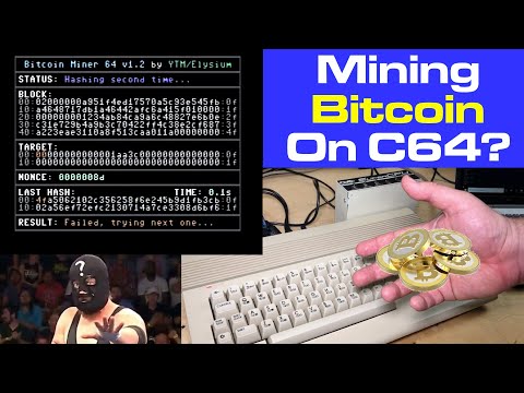 Bitcoin Mining on the Commodore 64?