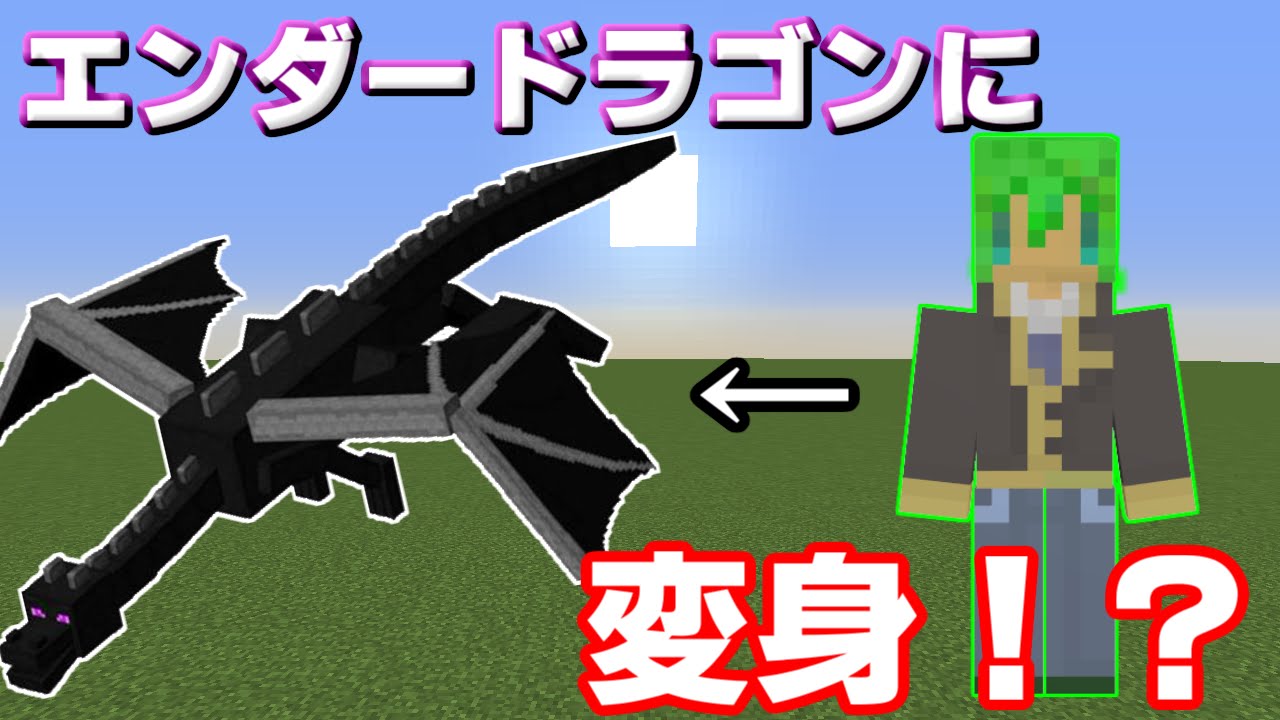 Minecraft Mod無しでエンダードラゴンに変身できる Youtube