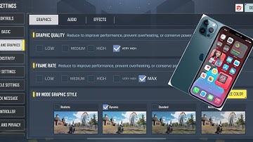 Iphone 12 pro max codm max graphics