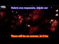 Let it be - The Beatles (SUBTITULADO ESPAÑOL INGLES )