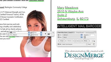 Creating Intelligent Mail Barcodes with DesignMerge