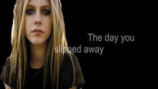 avril lavigne slipped away lyrics