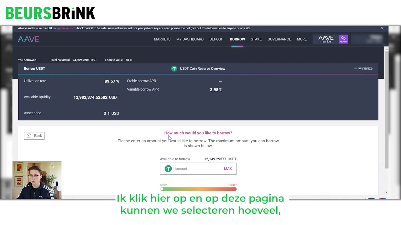 New Geld lenen en betaald krijgen; zo doe je dat met DeFi-bank Aave