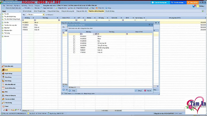 Hạch toán nhập kho thành phẩm trên misa năm 2024