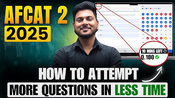 Time Management Strategy for AFCAT Exam | Attempt More Questions in Less Time