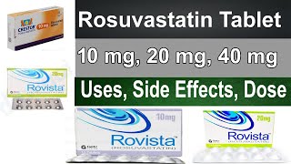 Rosuvastatin tablet - Rosuvastatin tablet ip 10 mg, 20 mg, 40, tablet - uses, side effects, Dosage