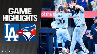 Dodgers vs. Blue Jays Game Highlights (4\/27\/24) | MLB Highlights