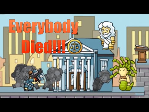 Scribblenauts Remix World 2 - Medusa and Kraken Kill Everybody!!!