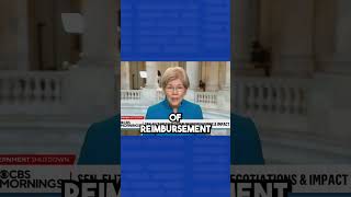Senator Warren pushes back: &quot;IT&#39;S A FLAT OUT LIE&quot; #shorts