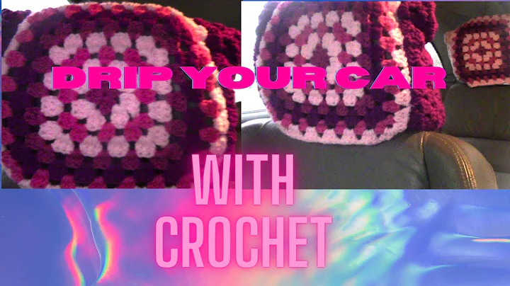 Get Creative with Crochet: Drip Your Car with a Stylish Head Rest Cover!