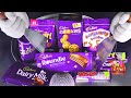 Cadbury Ice Cream Rolls with Dairy Milk Chocolate, Cookies Curly Wurly, hot Chocolate & more - ASMR