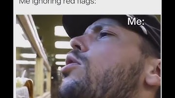Me ignoring Red flags