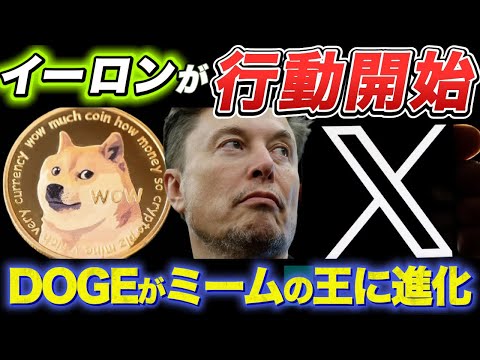 【X決済通貨🔥】イーロンマスクが後ろ盾❗️DOGEがETF承認されれば、、、