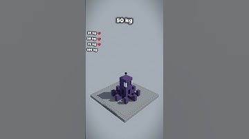 3D Block Simulation in Minecraft #asmr #short  #minecraft