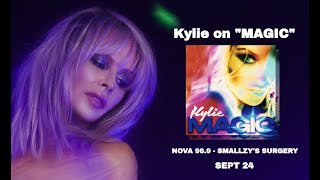 Kylie Minogue talks "Magic", Rosé & Small Talk on NOVA96.9 (24-09-20)