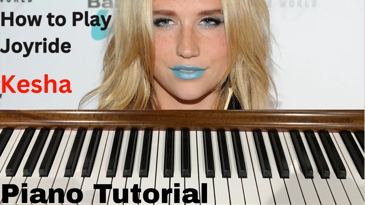 Joyride - Kesha | Easy Piano Tutorial