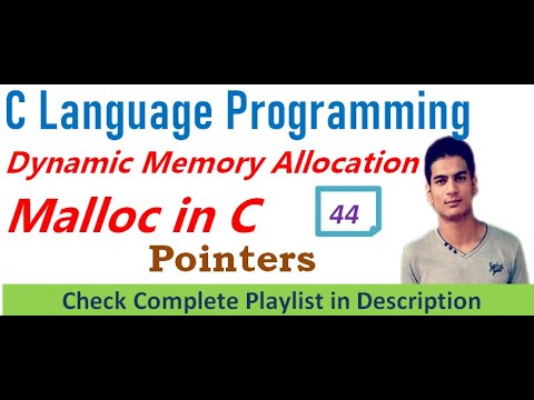 Dynamic Memory Allocation | malloc() in C - stdlib.h | C Language #44 ...