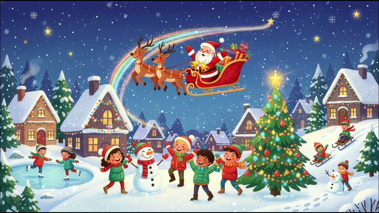 Twinkle, Twinkle, Christmas Light! 🎄 Kids Holiday Music & Jingle Bells