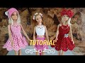 Vestido para Barbie de Crochê Modelo Fadinha Passo a Passo