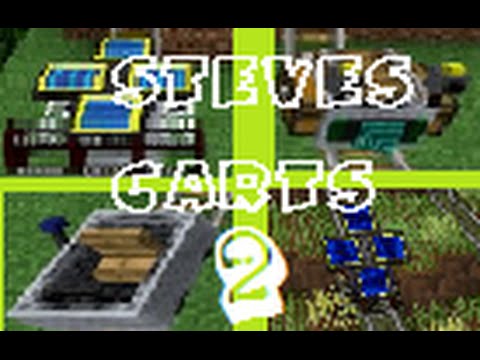 Обзор модов: Steves carts 2 (Вагонетки которые всё делают за вас!) №1