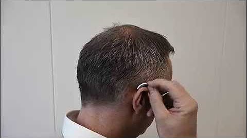 How to put on a hearing aid