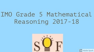 Maths Olympiad - Grade 5-2017-18-Mathematical Reasoning