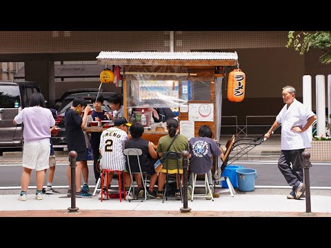 A Day In The Life Of A Ramen Chef - Old Style Ramen Stall - Japanese Street Food Noodle