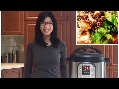 Instantpot Stir fry - Beef, Broccoli and Tofu Stirfry in the Instant Pot