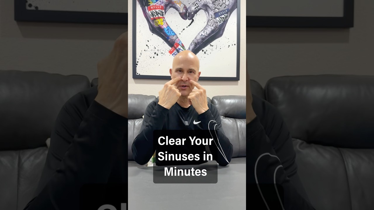 Clear Your Sinuses in Minutes!  #drmandell #congestion #healing #sinus