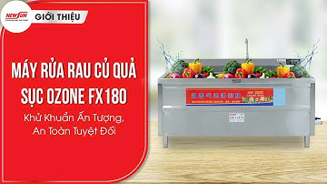 Máy Rửa Rau Củ Quả Sục Ozone FX180 - Khử Khuẩn Ấn Tượng, An Toàn Tuyệt Đối • Điện Máy NEWSUN