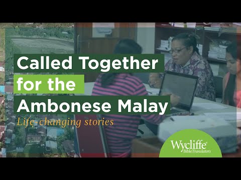 Wycliffe USA supports the Ambonese Malay New Testament translation