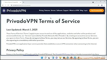 Update PrivadoVPN account information