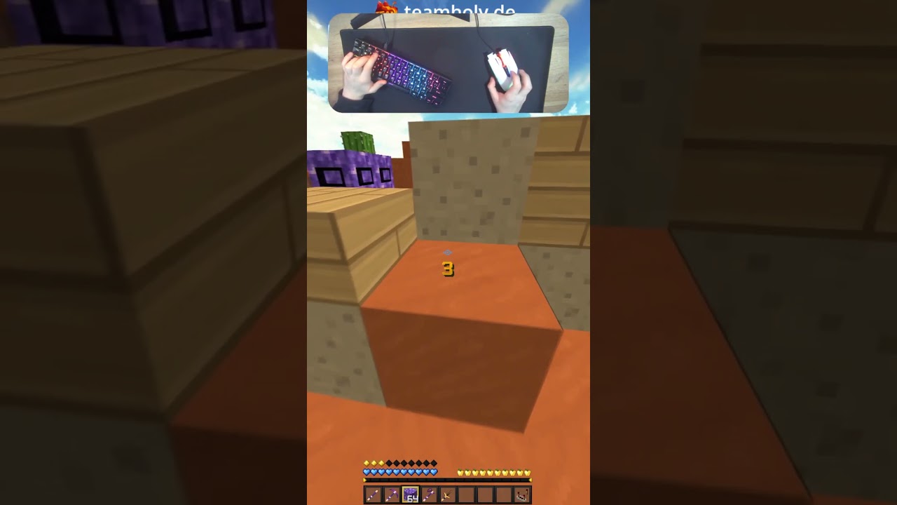 satisfying minecraft drag click block clutch clips asmr 