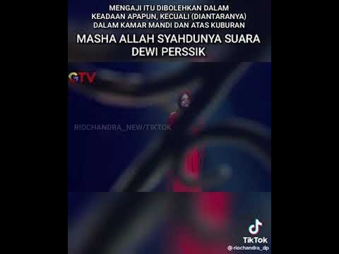 Dewi persik menyanyi kan ayat\