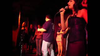 Pete Tinothe Human Floor, At The Jerkus Circus Show, At As220, In Providence, Rhode Island.