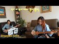 Dranyen  solo students praticing dranyen with three different tibetan songs 