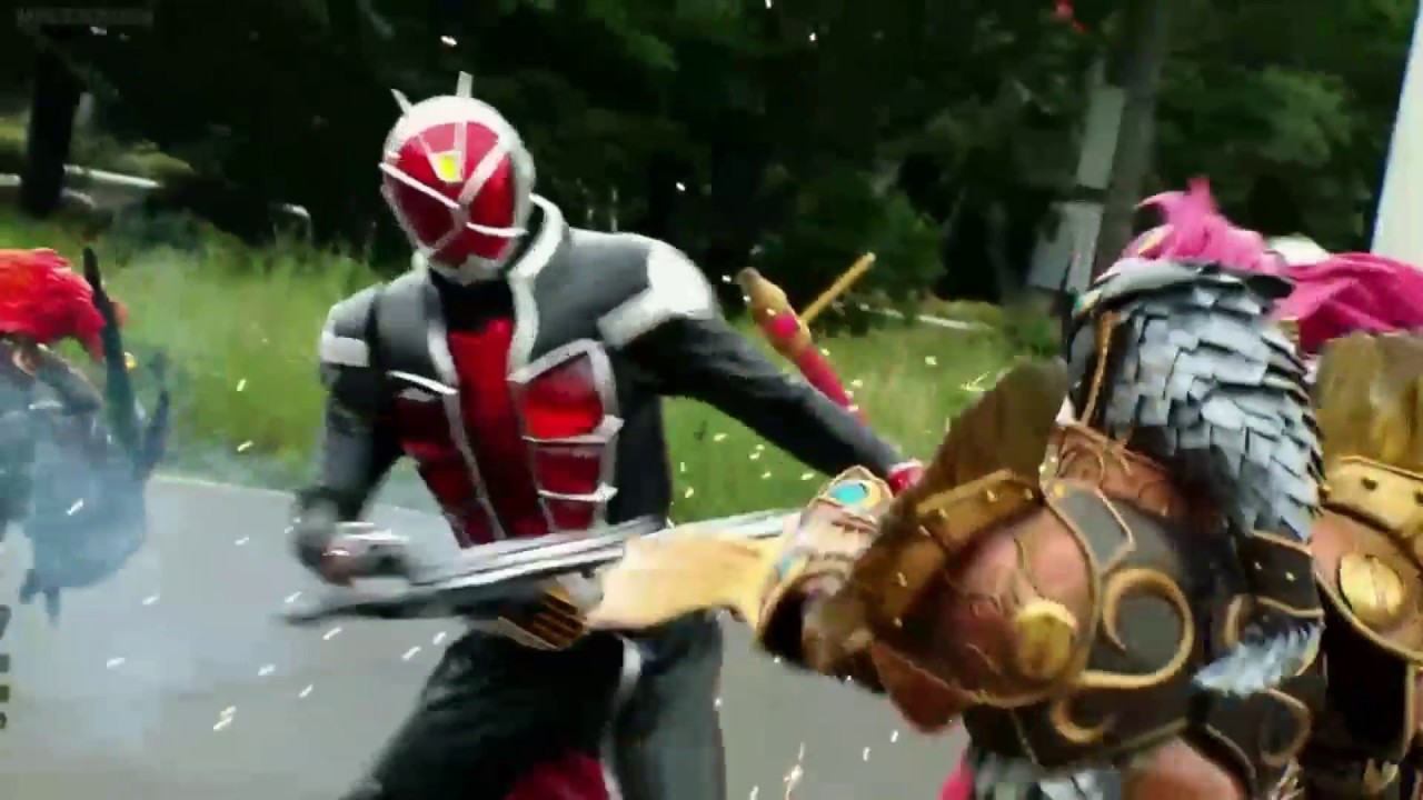 Kamen Rider Wizard Fourze Movie Cameo with Wizard Music