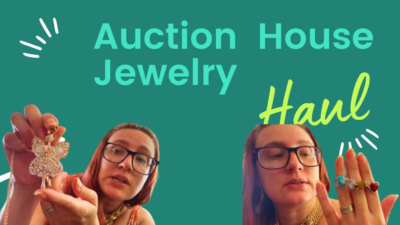 Auction House Jewelry Haul (help needed!) YouTube