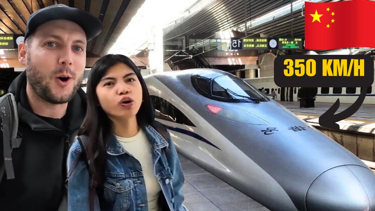 China's Insanely Fast $80 First Class Bullet Train Experience! 🇨🇳