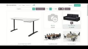 E-commerce Product Quick View Odoo