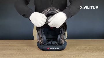 How to Install and Remove the Chin Curtain on the NEXX X.Vilitur Helmet