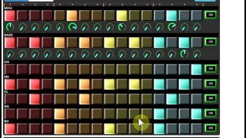 VOCACID Web Audio API ver. - Browser based rhytm machine & sequencer
